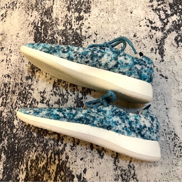 Allbirds Women's Wool Runner Fluffs in the Thrive Teal/Deep Emerald colorway - Picture 14 of 14